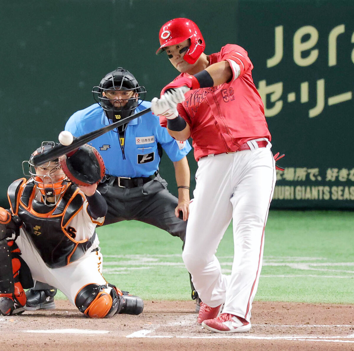 【広島】末包昇大、復帰初戦で豪快アーチ　「自分の仕事ができた」　チーム単独最多７号ソロ