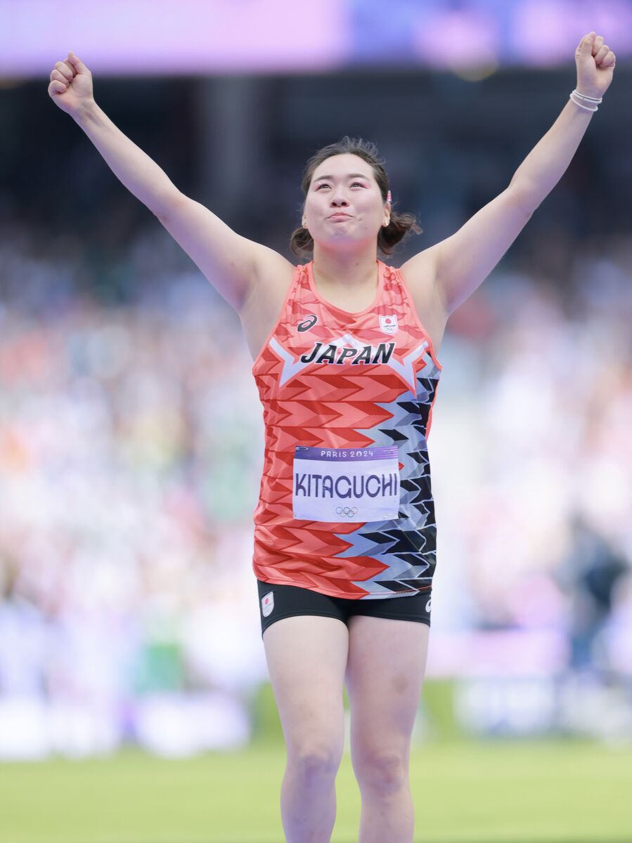 やり投げ世界女王・北口榛花　貫禄のワンスローで予選突破　１投目で６２Ｍ超え「すごく楽しく試合できてます」…パリ五輪