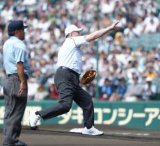 【甲子園】“怪物”江川卓氏が甲子園１００周年の開幕戦でワンバウンド始球式「カーブに見えるでしょうが、全力のストレートです」