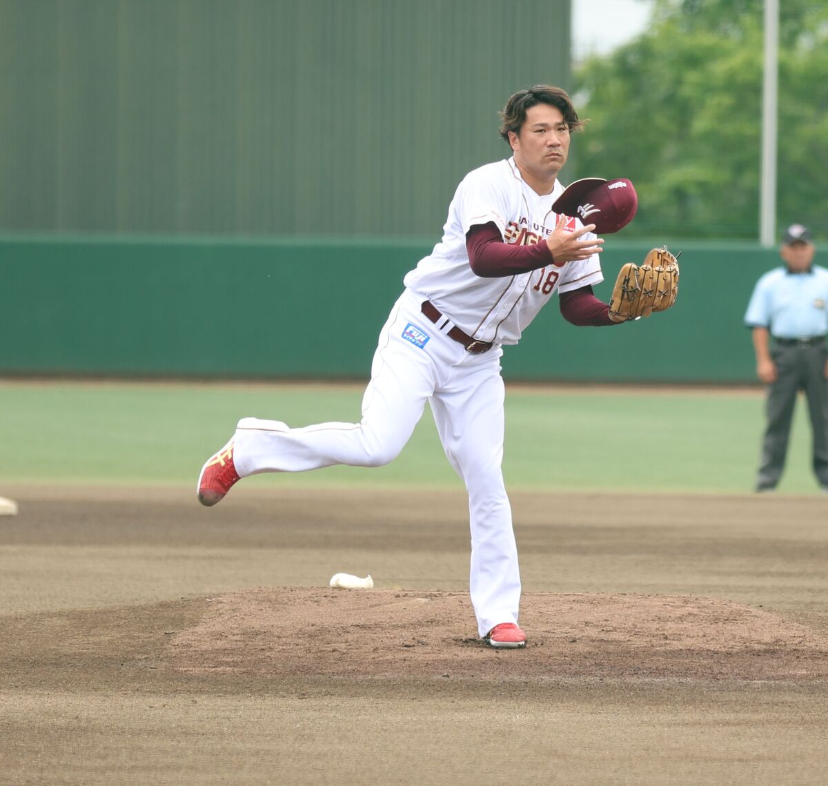 【楽天】田中将大が富士大戦で実戦復帰　１回２失点で最速は１４６キロ