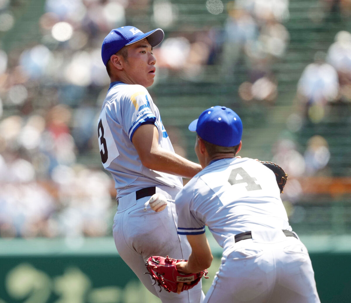 甲子園初勝利の小松大谷、味方も驚いた！チームワークが生んだ好プレー　