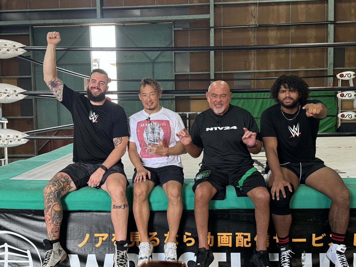 「ＷＷＥ　ＮＸＴ」ブリッグス＆ハイツ、「Ｎ―１」制覇へ武藤敬司、丸藤正道へ弟子入り…「ムーンサルトプレス」伝授