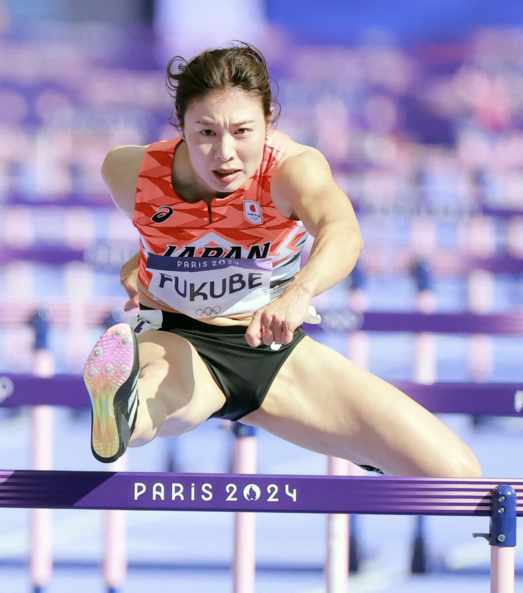 女子１００Ｍ障害・日本記録保持者の福部真子は準決勝敗退　同種目日本勢初の快挙ならず…パリ五輪