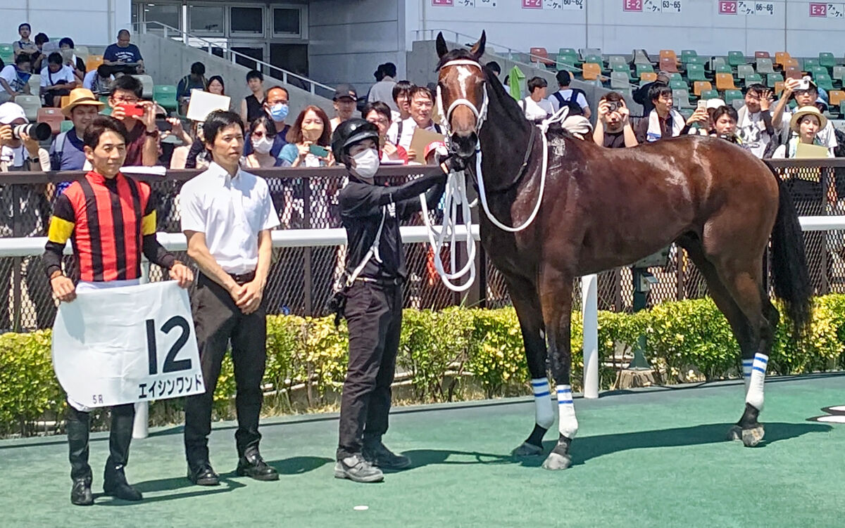 【中京５Ｒ・２歳新馬】１番人気エイシンワンドが初陣Ｖ　幸英明騎手「調教通りのいいパフォーマンス」