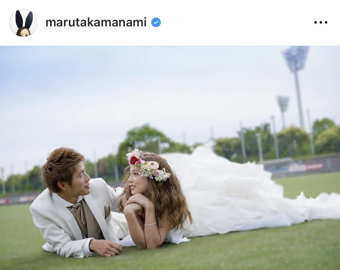 サッカー柿谷曜一朗＆丸高愛実、ラブラブ夫婦ショットで結婚７周年を報告！「いつまでもお幸せに」「素敵」の声