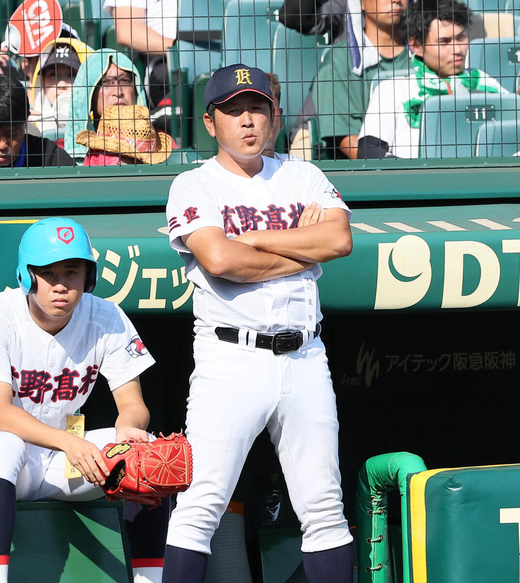 【甲子園】“２年生軍団”をまとめた菰野・山口拓真主将が代打出場「主将にしてよかった」指揮官は涙