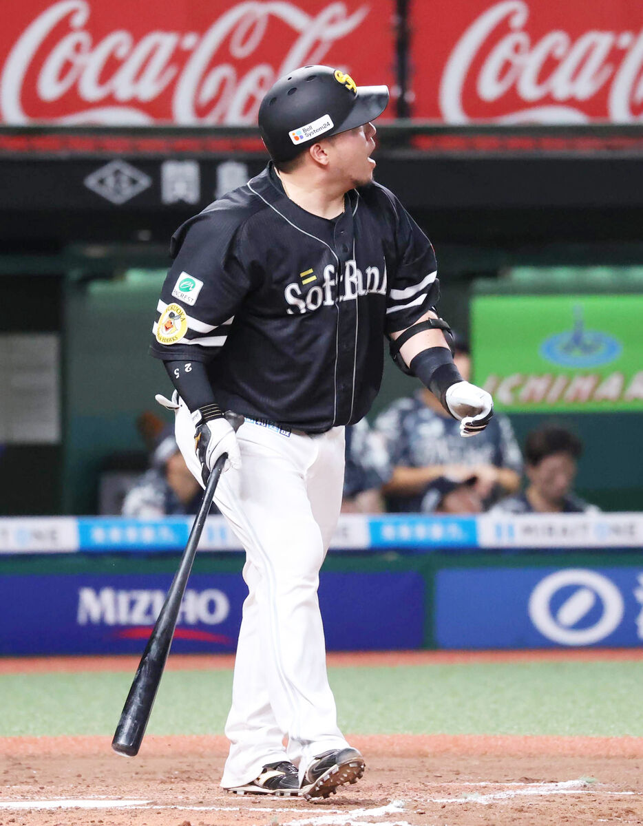 【ソフトバンク】山川穂高、７年ぶり１試合３発！すべて２ラン　昨季の本塁打王２６本に並ぶ