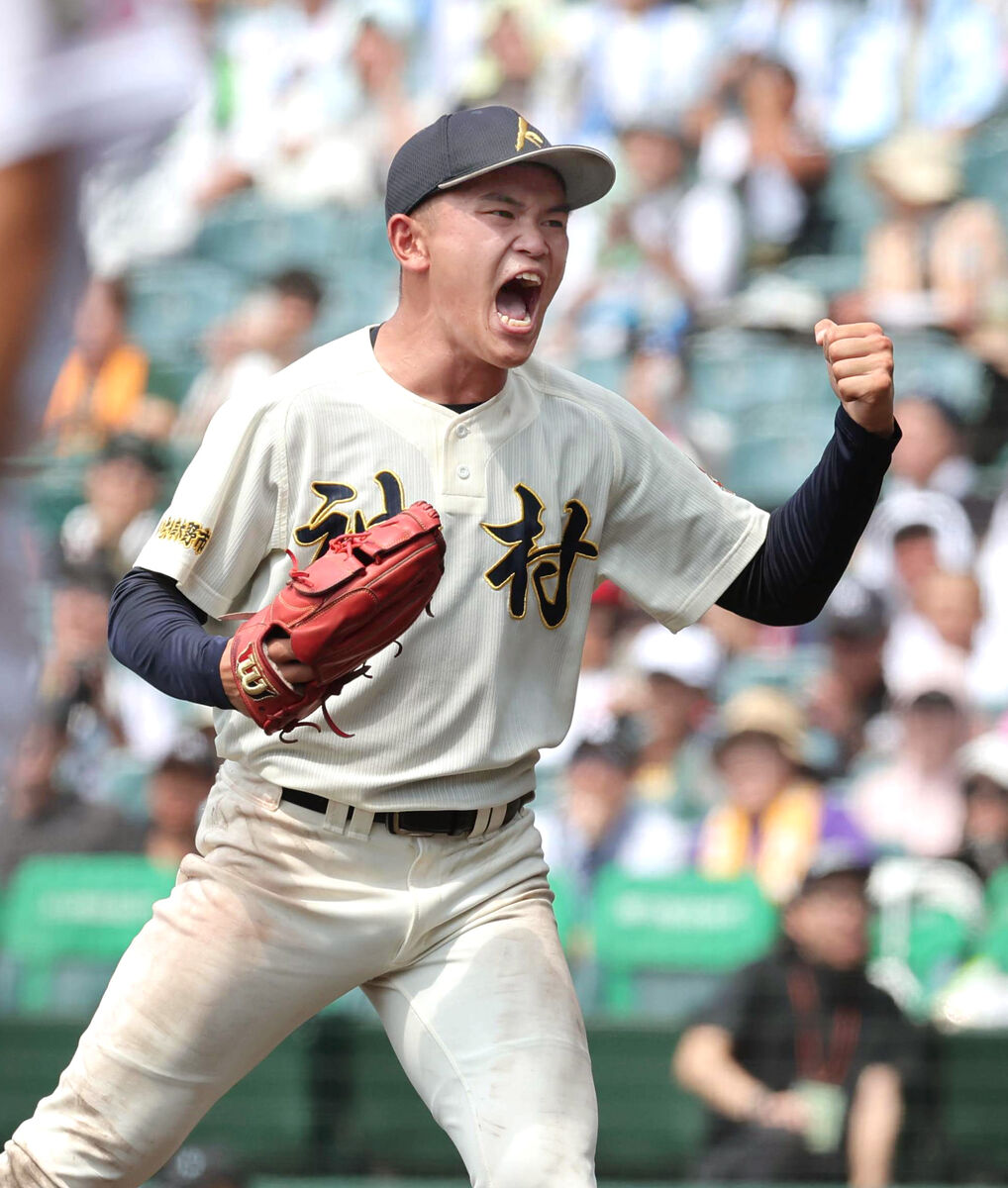 【甲子園】「１日３０分スマホを触れる時間も練習」神村学園・今村が２戦計２８１球完投＆Ｖ打　３戦連続完投「したい」