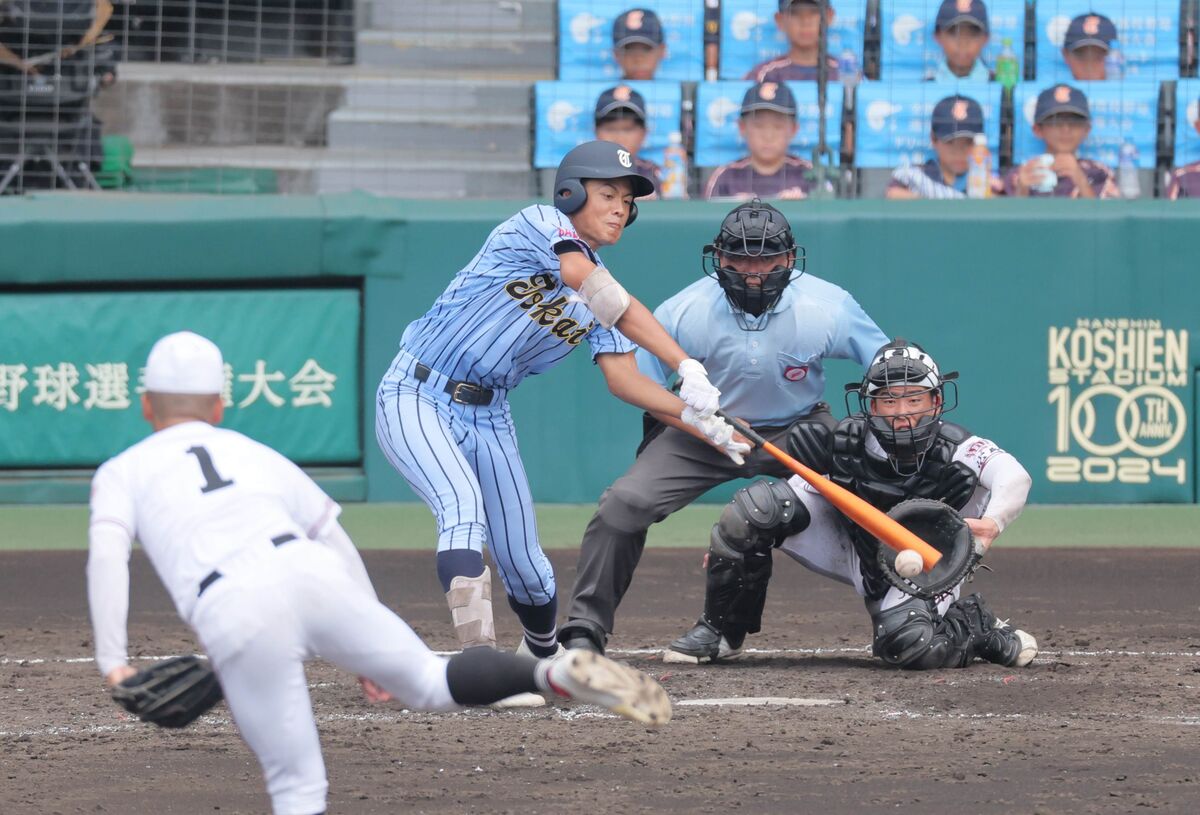 【甲子園】東海大相模が８強一番乗り　９年ぶり準々決勝進出　広陵との強豪対決で投打に圧倒　神奈川勢夏７連勝