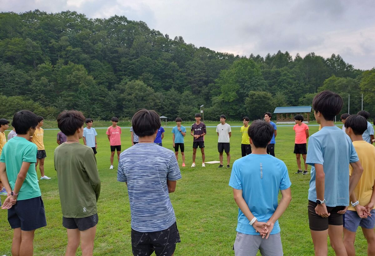 青学大が御岳高原で合宿中　田中悠登主将「４か月後のこの時間は箱根駅伝閉会式が終わっている」…箱根駅伝連覇目指し