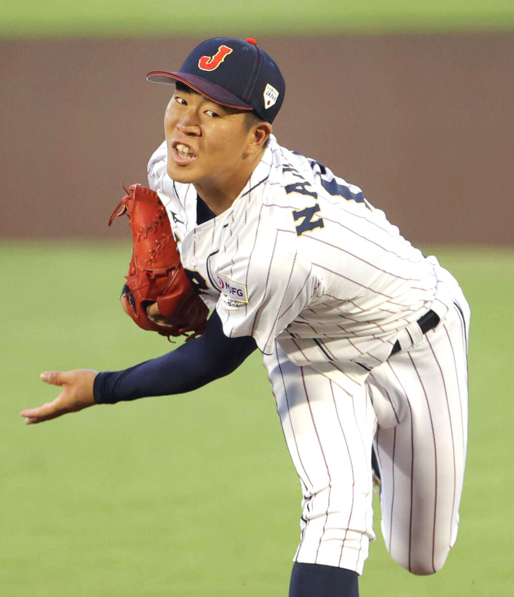 【Ｕ―１８】勝てば決勝進出が決まる韓国戦　先発は今夏甲子園優勝投手の左腕・中崎琉生（京都国際）…韓国戦スタメン