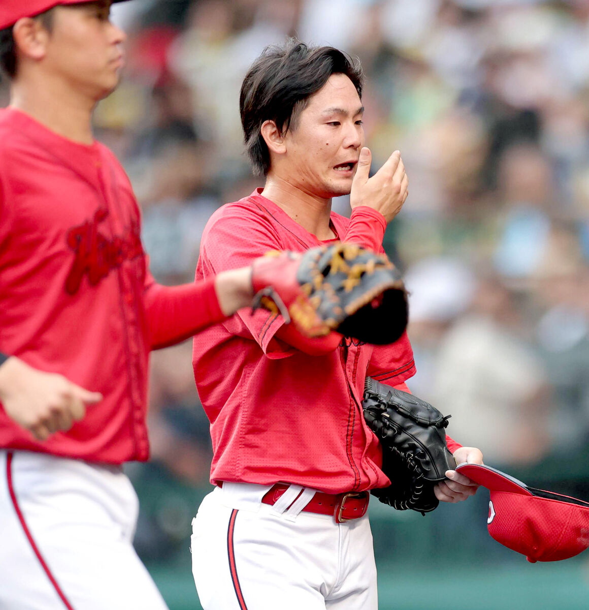 【広島】２番手・島内颯太郎＆３番手・森浦大輔が粘れず同点許す…鯉党ため息