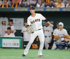 【巨人】井上温大、５回２失点で降板「先に点を与えてしまった事が悔しい」　打線はヤクルト・高橋奎二に５回６安打無得点