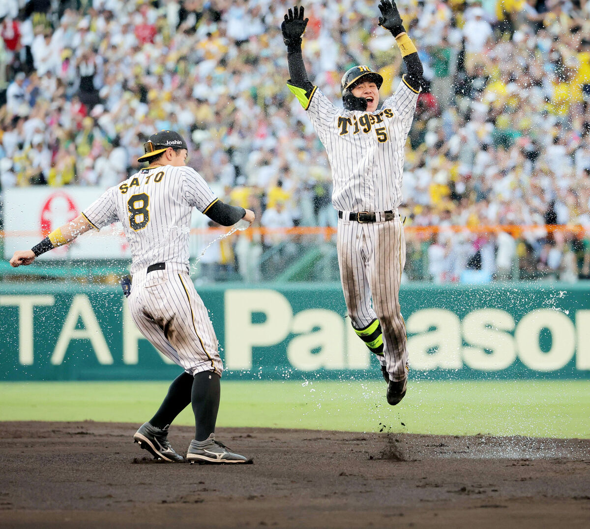 【阪神】今季７度目のサヨナラ勝ちで２位死守＆今季最多貯金「９」、９回に選手会長の中野拓夢が劇打