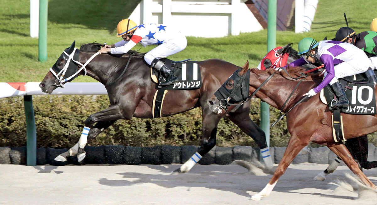 【中山１１Ｒ・ラジオ日本賞】アウトレンジがオープン２戦目で勝利　横山和生騎手「苦しい競馬に応えてくれた」