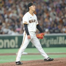 【巨人】今季初勝利を目指す赤星優志が６回にソロを浴びて１点差に迫られる