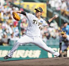 【阪神】“ツバメキラー”大竹耕太郎が６回３安打無失点で降板　２年連続２ケタ勝利の権利　自己ワースト５四球も粘投