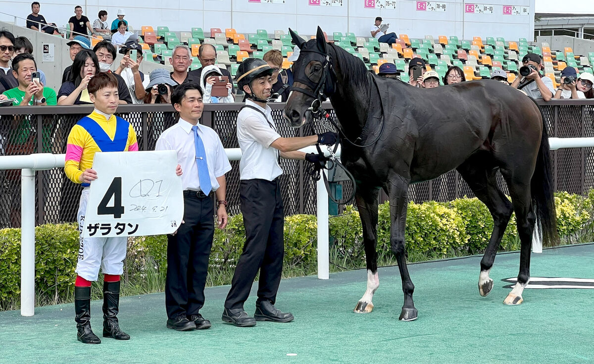 【中京５Ｒ・２歳新馬】ザラタンが叩き合い制しデビューＶ　池添謙一騎手「いいものを持っている」