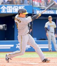 【阪神】大山悠輔の左前適時打で先取点！井上広大の３号３ランで一挙４得点