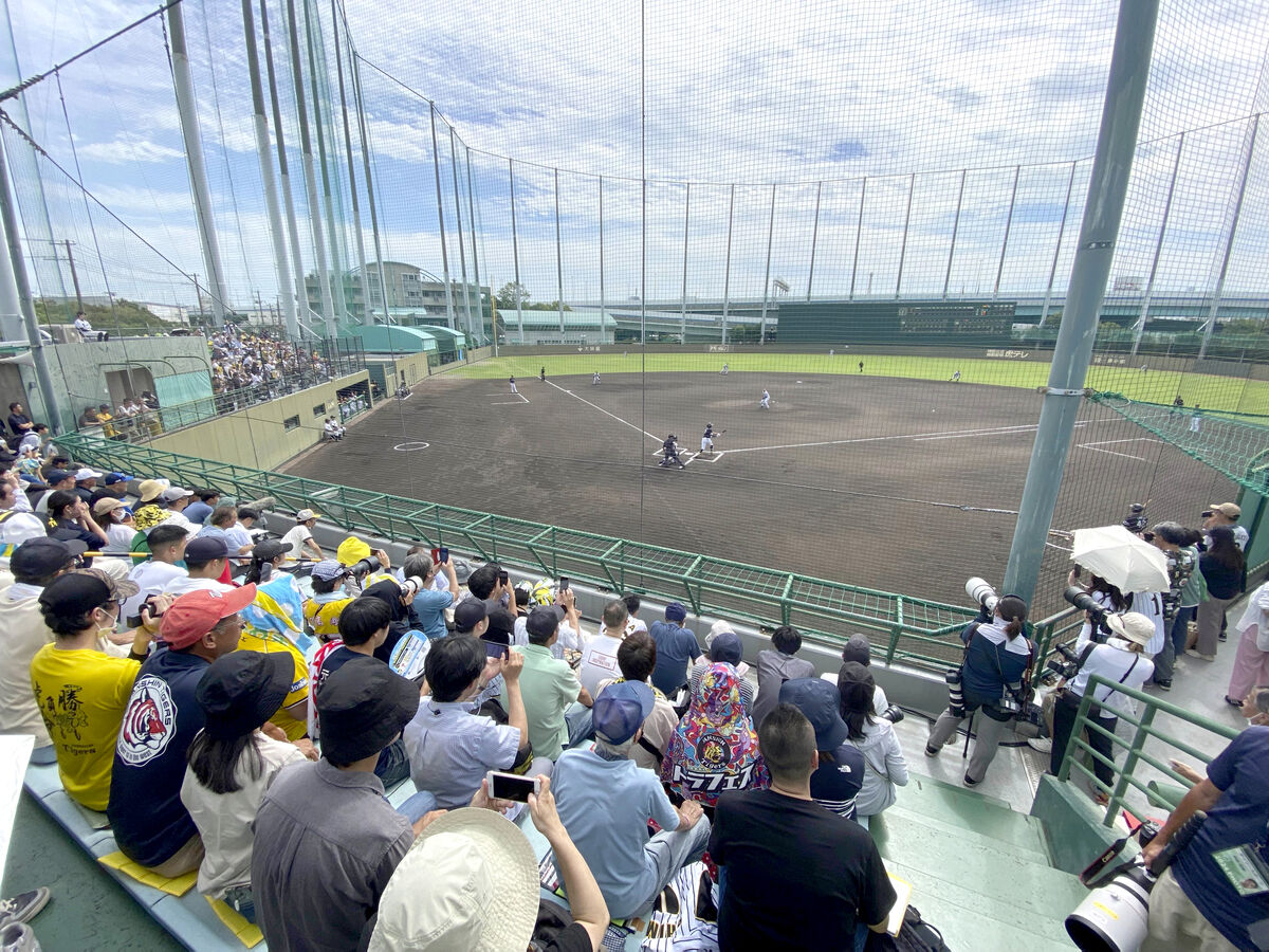 【阪神】２軍施設・鳴尾浜球場で最後の公式戦　ソフトバンクに大敗　門別啓人が５回途中７失点２被弾　井上広大は左中間に一発　