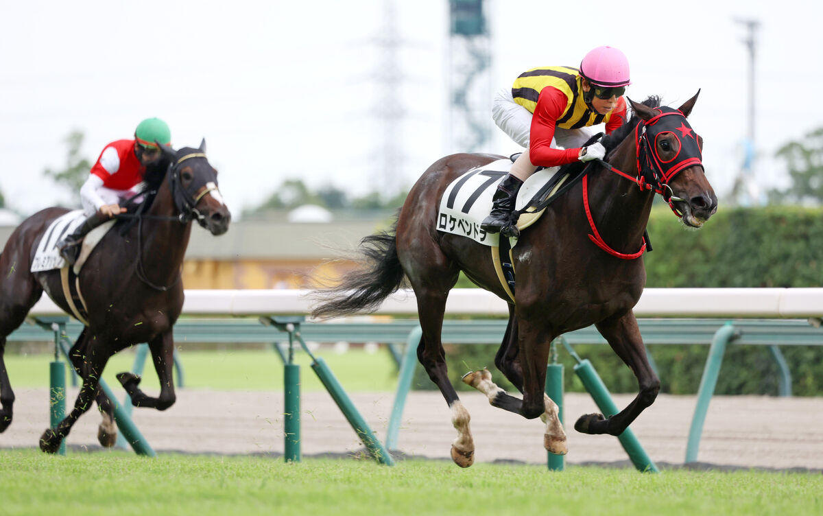 【中京５Ｒ・２歳新馬】ロケベンドラが３馬身半差の完勝　北村友一騎手「素晴らしい瞬発力だったと思います」