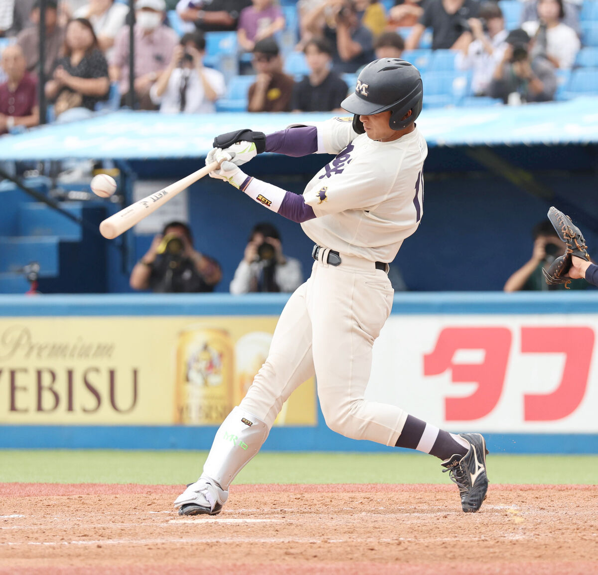 【大学野球】広島スカウト称賛「クジに当たった球団は１０年、ショートに困らない」明大・宗山塁が通算１０号３ラン