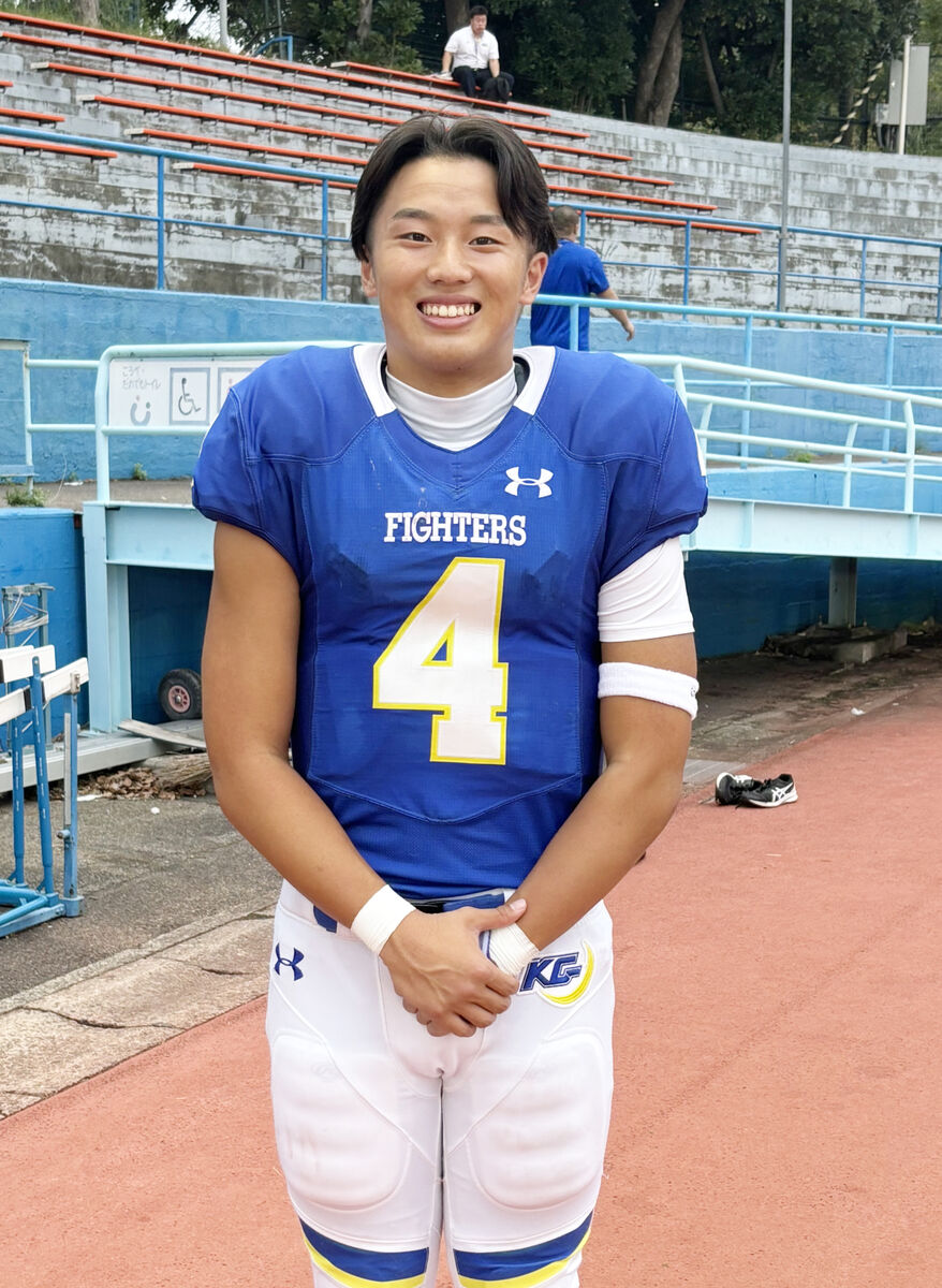 【関西学生アメフト】関学大が開幕４連勝！大けが乗り越えたWR小段天響が決勝点