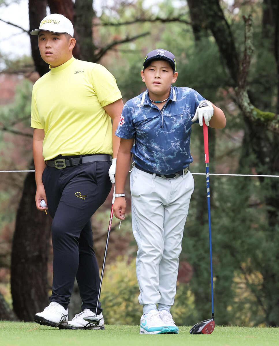 福井誠ノ介、１２歳６７日でのツアー最年少デビュー戦は暫定１１３位　「明日はいいことがあると思い込んで」