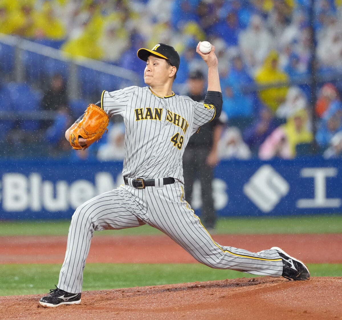 【阪神】先発・大竹耕太郎が５回無失点　今季１１勝目の権利得て降板　プロ７年目で初の規定投球回到達