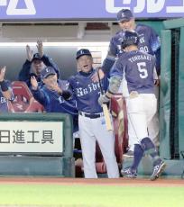 【西武】外崎修汰が先制の７号ソロ「勝って笑顔で終われるように頑張ります」