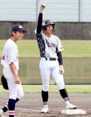 群馬県央ボーイズ、徳江が主砲の意地　先制三塁打に１年生を好リード「点を取ってあげたかった」…安中市長杯