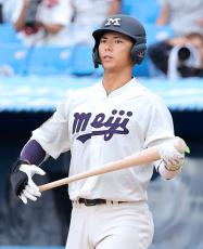 広島が明大・宗山のドラ１指名公表　２年連続１２球団最速　田村スカウト部長「誠意を見せるという意味」