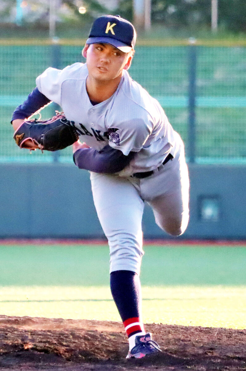 【大学野球】関大の金丸夢斗が好救援　広島の明大・宗山１位指名公表に「気にしないように、目の前の試合をしっかり投げると思うようにしています」