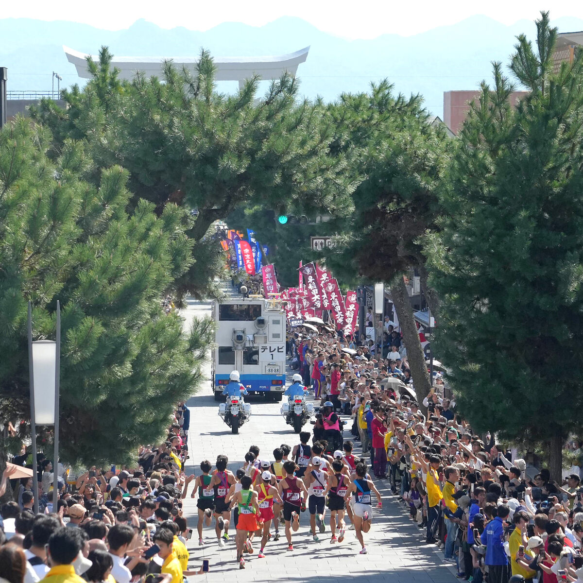 ３区で青学大、駒大、国学院大の３強が優勝争い　アンカー勝負までもつれるか