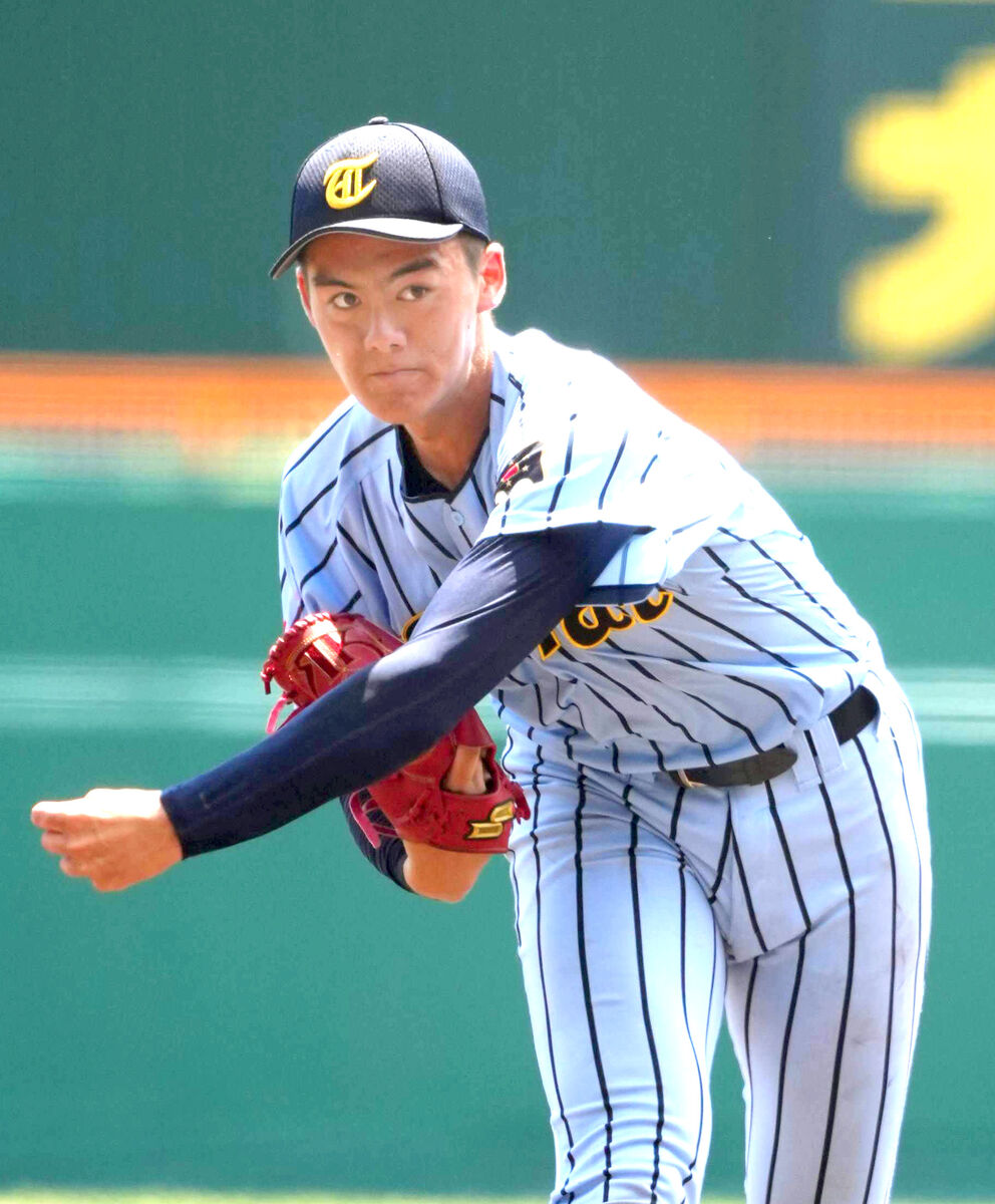 【ドラフト】日本ハム２位の１９８センチ左腕・東海大相模の藤田琉生「海外で活躍できるような選手になりたい」