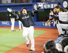 【ソフトバンク】山川穂高が２ランで日本シリーズ自身初「どすこい」初回から幸先良く２点を先取