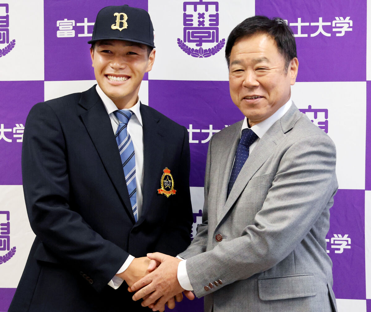 【オリックス】ドラ１麦谷祐介「活躍ずっと見ていた」憧れの大スター明かす「少しずつ追いつきたいです」