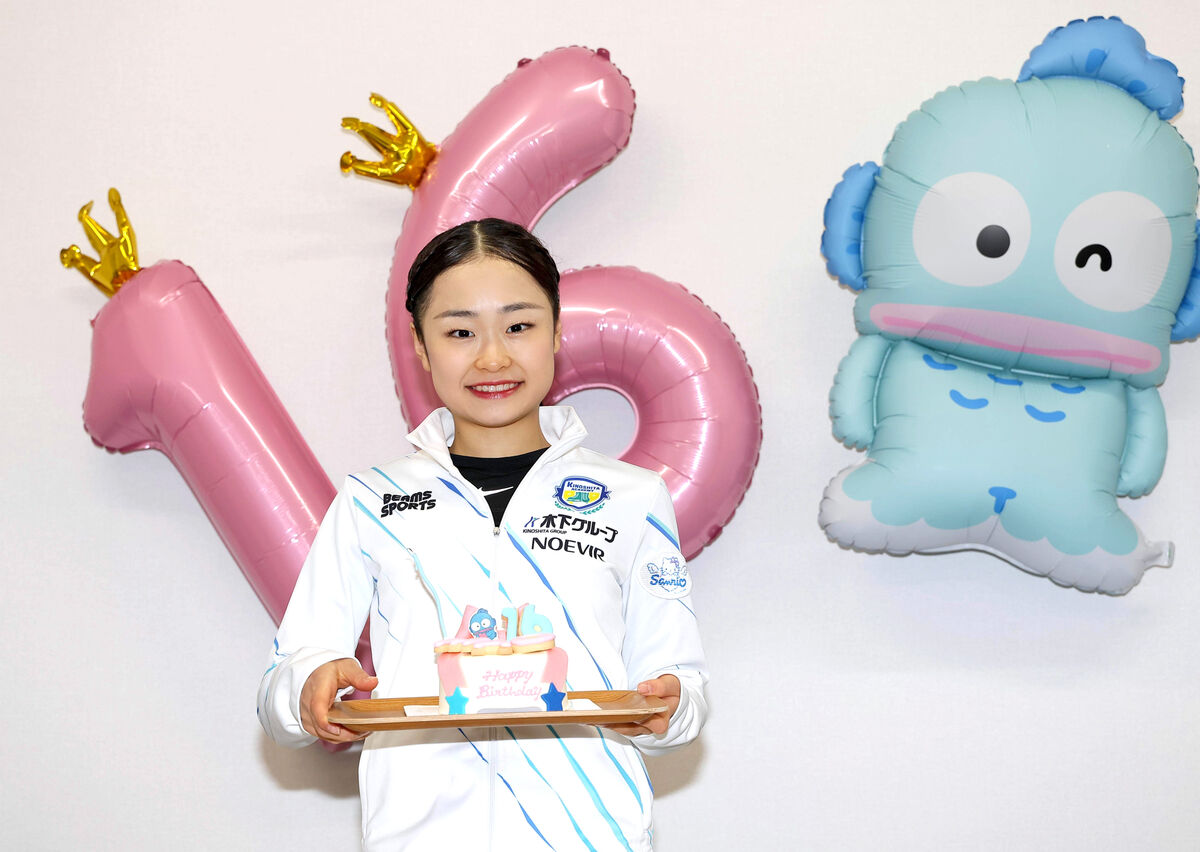 島田麻央が１６歳誕生日「ピアスを開けてみたい。ネイルも行ってみたい」　ハンギョドンケーキでお祝い