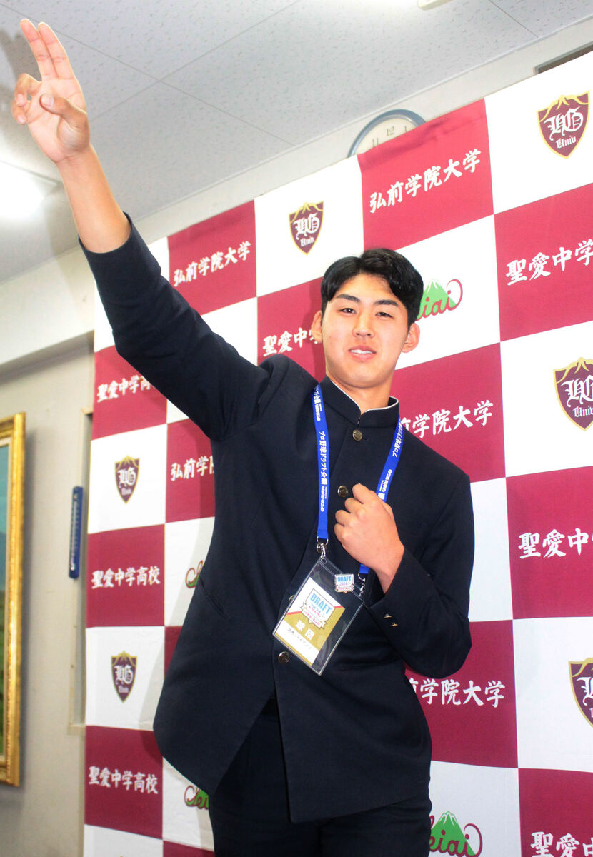 【巨人】育成４位右腕・吹田志道「理想は戸郷投手。僕もそうなりたい」指名あいさつ受け夢語る