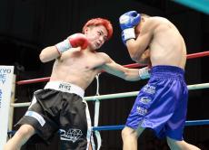 吉良大弥デビュー２戦目は１戦目を３９秒上回る開始７９秒でＫＯ勝ち　強烈左ボディーに「手応えありました」