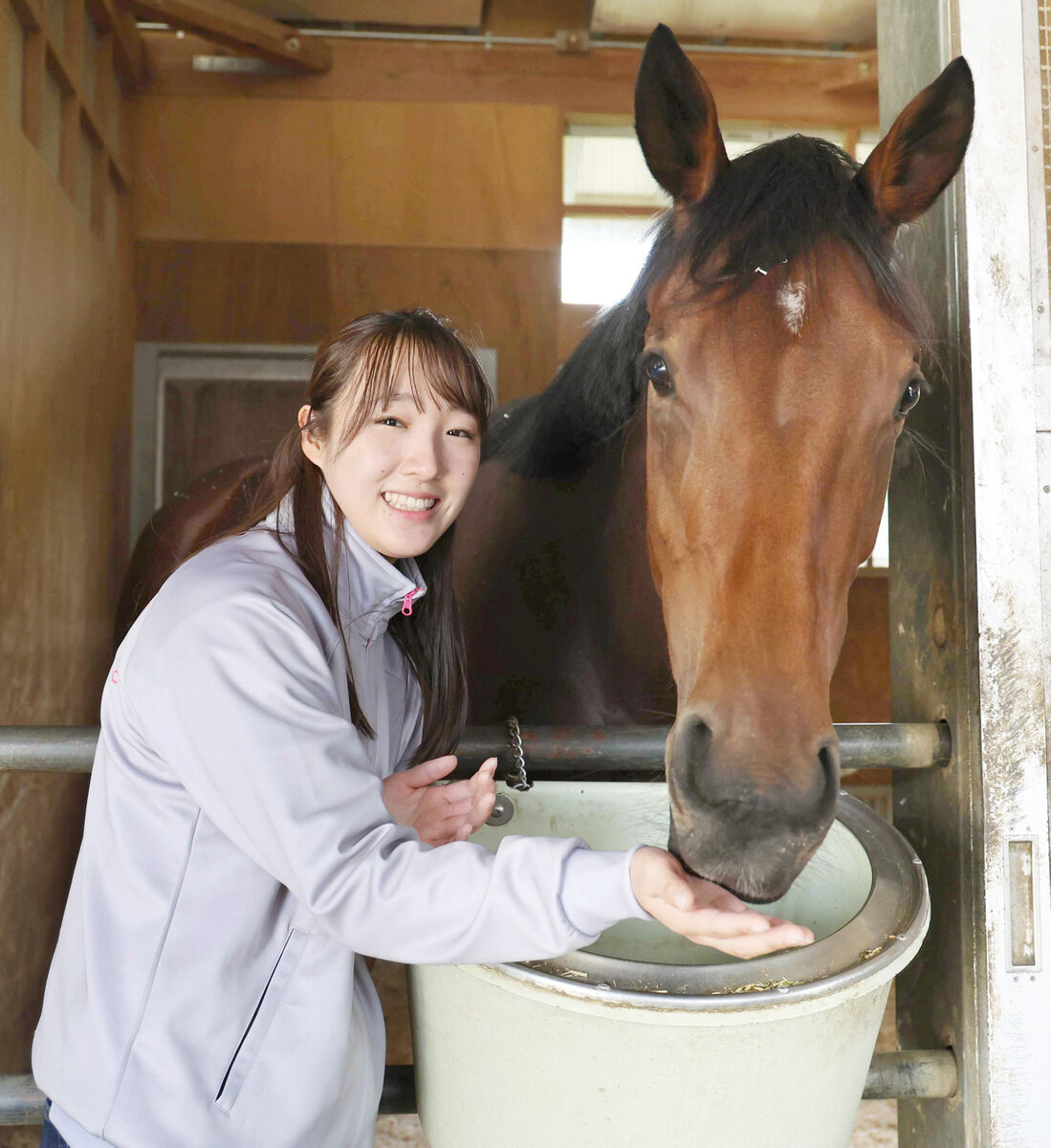 【ファンタジーＳ】永島まなみ「阪神ＪＦにつながる競馬をしたい」自ら名付けたスリールミニョンと笑顔全開に