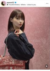 「顔ちっちゃ」岸明日香     “秋仕様”のオールブラックコーデに「強烈に美しい」「綺麗と可愛い両立してる」の声