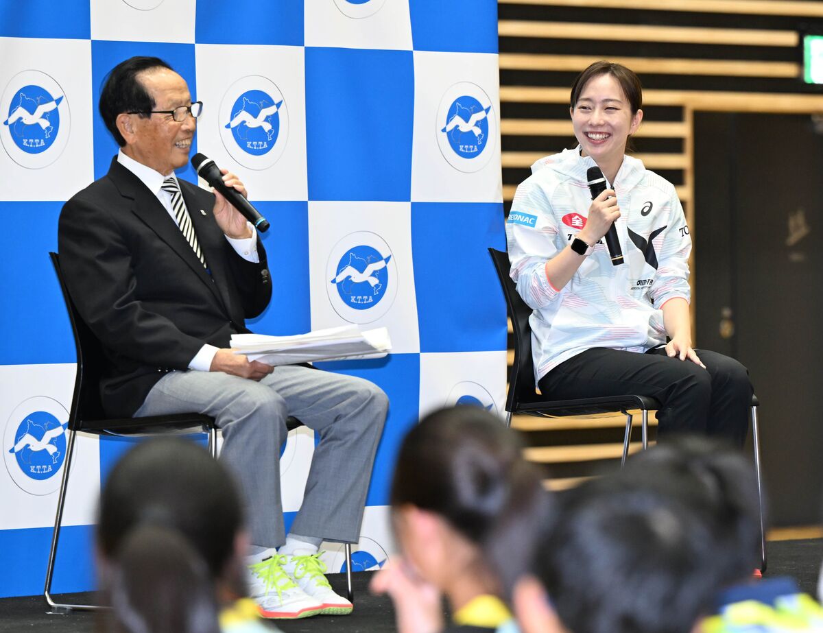 近藤欽司氏「石川さんの経験値を子供たちに」　石川佳純さんを１４歳で代表抜てきの恩師がサンクスツアー開催の思いを明かす