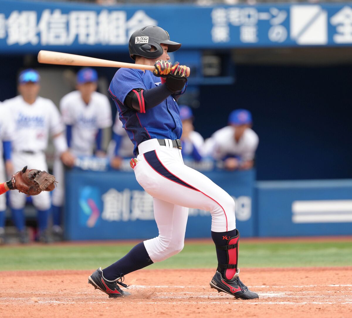 【大学野球】ソフトバンクのドラフト２位　神奈川大・庄子が５０メートル５秒７の快足で勝利に貢献