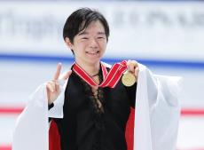 鍵山優真、合計３００・０９点で２連覇　壷井達也３位で初の表彰台…ＮＨＫ杯男子フリー