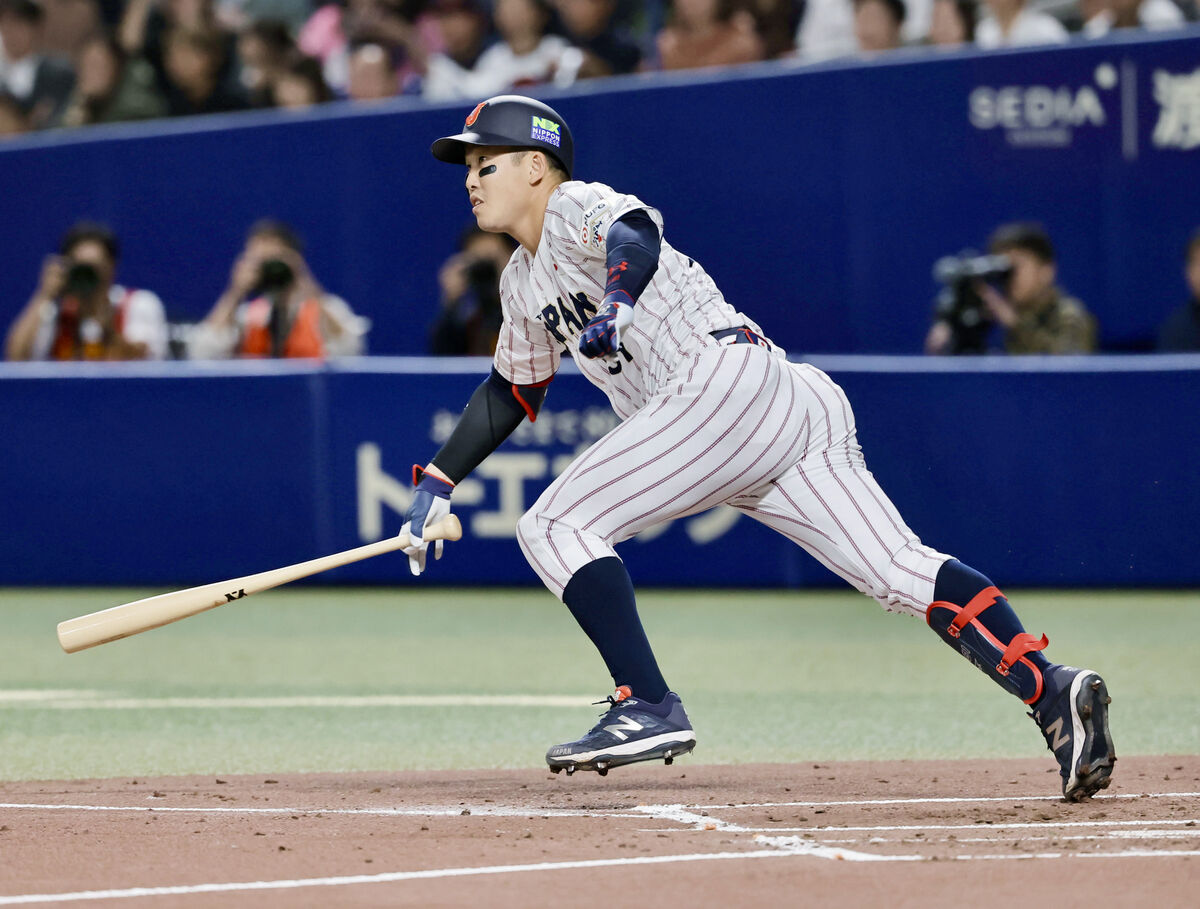 【侍ジャパン】チーム初安打は広島・小園海斗　得点にはつながらず