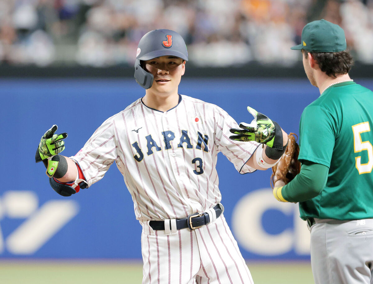 【侍ジャパン】２イニング連続得点　清宮幸太郎の侍初安打から内野ゴロで　オーストラリアは２回で投手３人目