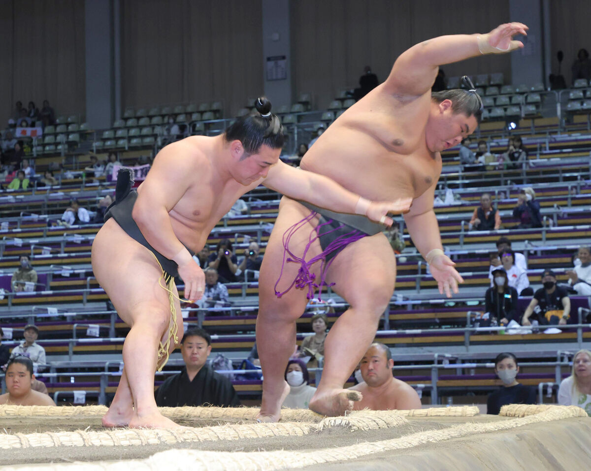 元幕内・炎鵬が無傷３連勝　長期休場で２年ぶりの九州に「おいしいものたくさん。プリン体に気をつけてます」