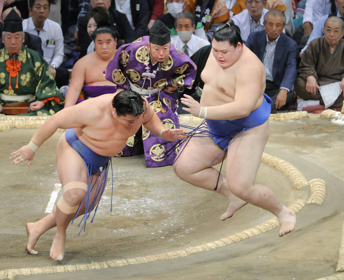 若隆景が２場所連続の“怪物撃破”　昨春右膝前十字じん帯手術から復活