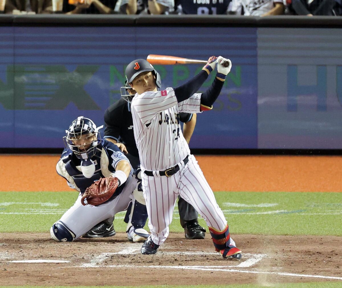 【侍ジャパン】オリックス・紅林弘太郎が逆転の２点打　２試合連続ヒット「自分にとっても大きな一本」